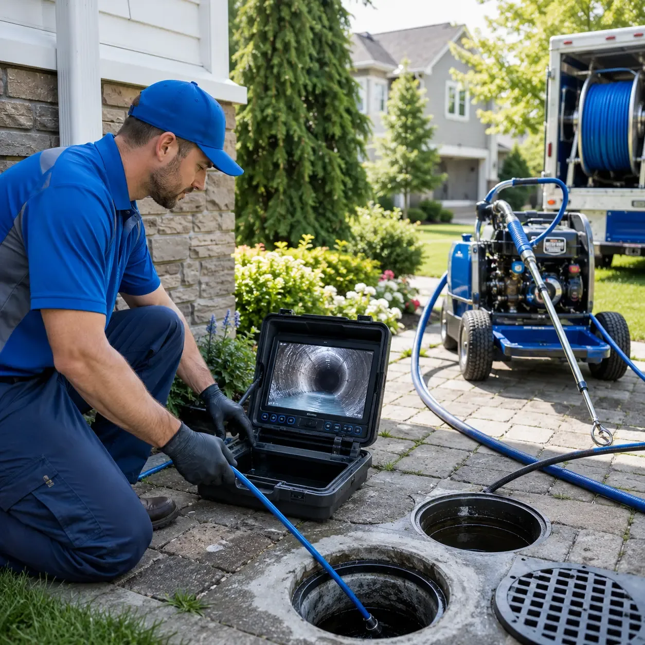 Outdoor drain cleaning professionals serving Belmont, MS